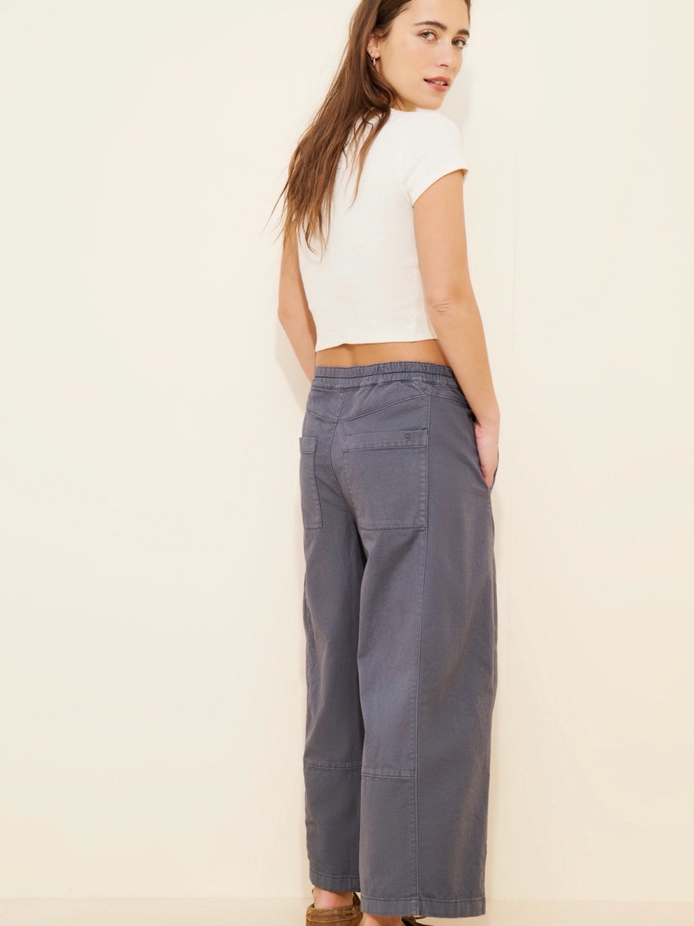 Anthropology x Pilcro The Izzie Relaxed Pull On Barrel Pants - Picture 4 of 5